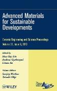 Advanced Materials for Sustainable Developments