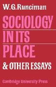 Sociology in Its Place