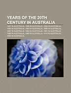 Years of the 20th century in Australia