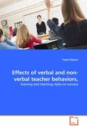 Effects of verbal and non-verbal teacher behaviors