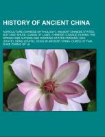 History of Ancient China