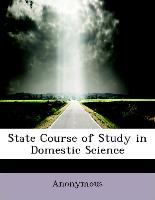 State Course of Study in Domestic Science