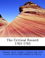 The Critical Record 1763-1765