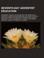 Seventh-day Adventist education