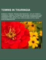 Towns in Thuringia