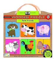 Green Start Farm Friends Wooden Puzzle