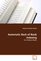 Automatic Back of Book Indexing