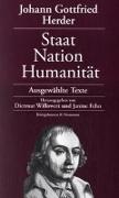 Johann Gottfried Herder: Staat - Nation - Humanität