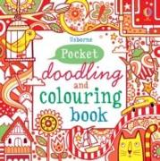 Pocket Doodling and Colouring Book Red