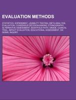 Evaluation methods