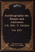 Autobiography of J.S. Mill & On Liberty, Characteristics, Inaugural Address at Edinburgh & Sir Walter Scott