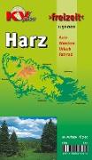 Harz (Gesamtharz-Karte), KVplan, Wanderkarte/Harzklub-Wanderwege/Freizeitkarte/Radkarte, 1:50.000