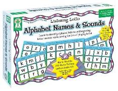 Alphabet Names & Sounds: Learn to Identify Alphabet Letters and Beginning Letter Sounds While Having the Fun of Playing Lotto! [With 180 Game Tokens a