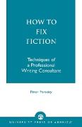 How to Fix Fiction