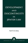 Development and Discontinuity in Jewish Law