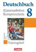 Deutschbuch Gymnasium, Trainingshefte, 8. Schuljahr, Klassenarbeiten, Kompetenztests - Hessen, Trainingsheft mit Lösungen