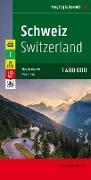 Schweiz, Autokarte 1:400.000