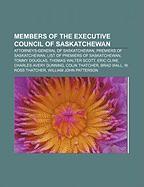 Members of the Executive Council of Saskatchewan