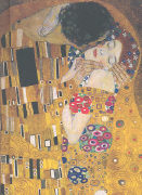 Gustav Klimt - The Kiss. Klein