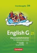 English G 21, Grundausgabe D, Band 4: 8. Schuljahr, Klassenarbeitstrainer mit Lösungen und Audios online