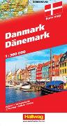 Dänemark Strassenkarte 1:300 000