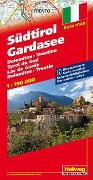 Südtirol, Gardasee Strassenkarte 1:190 000