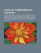 Lists of companies by country