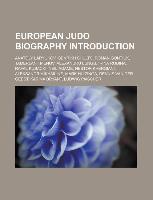 European judo biography Introduction