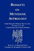 Bonatti on Mundane Astrology