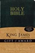 KJV, Gift and Award Bible, Imitation Leather, Black, Red Letter Edition