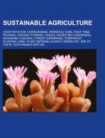 Sustainable agriculture