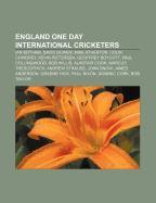 England One Day International cricketers