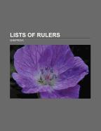 Lists of rulers