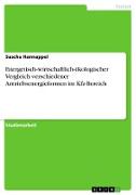 Energetisch-wirtschaftlich-ökologischer Vergleich verschiedener Antriebsenergieformen im Kfz-Bereich