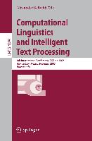 Computational Linguistics and Intelligent Text Processing