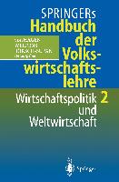 Springers Handbuch der Volkswirtschaftslehre 2
