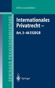 Internationales Privatrecht ¿ Art. 3¿46 EGBGB