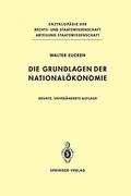 Die Grundlagen der Nationalökonomie