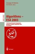 Algorithms - ESA 2003