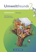 Umweltfreunde, Thüringen - Ausgabe 2010, 2. Schuljahr, Arbeitsheft, Mit Wegweiser Arbeitstechniken