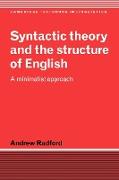 Syntactic Theory and the Structure of English