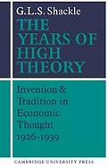 The Years of High Theory