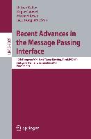 Recent Advances in the Message Passing Interface