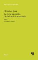 Schriften in deutscher Übersetzung 15/A. Die belehrte Unwissenheit 1