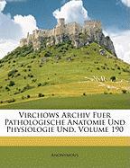 Virchows Archiv Fuer Pathologische Anatomie Und Physiologie Und, Volume 190