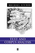 Text and Corpus Analysis