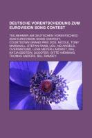 Deutsche Vorentscheidung Zum Eurovision Song Contest