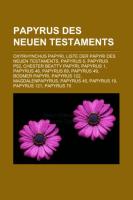 Papyrus Des Neuen Testaments