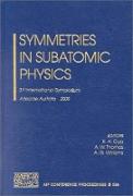 Symmetries in Subatomic Physics: 3rd International Symposium, Adelaide, Australia, 13-17 March 2000