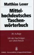 Mittelhochdeutsches Taschenwörterbuch